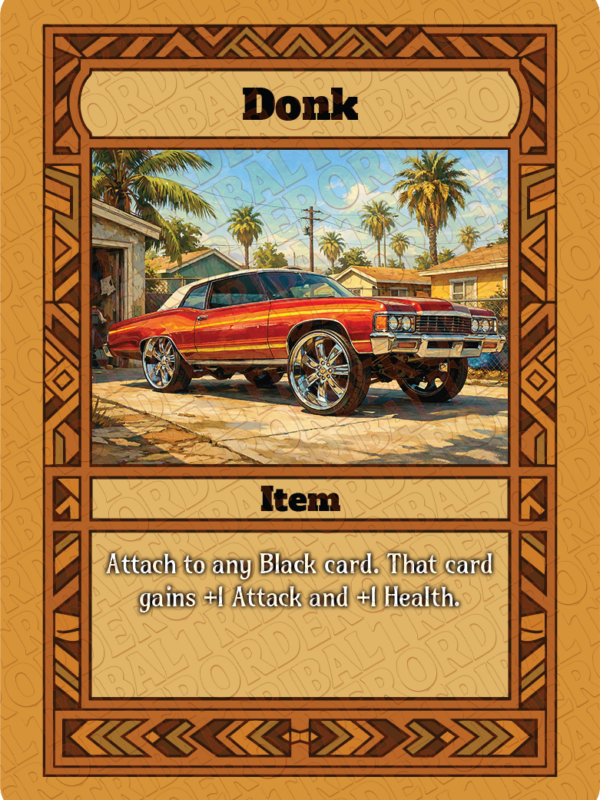 Donk card art
