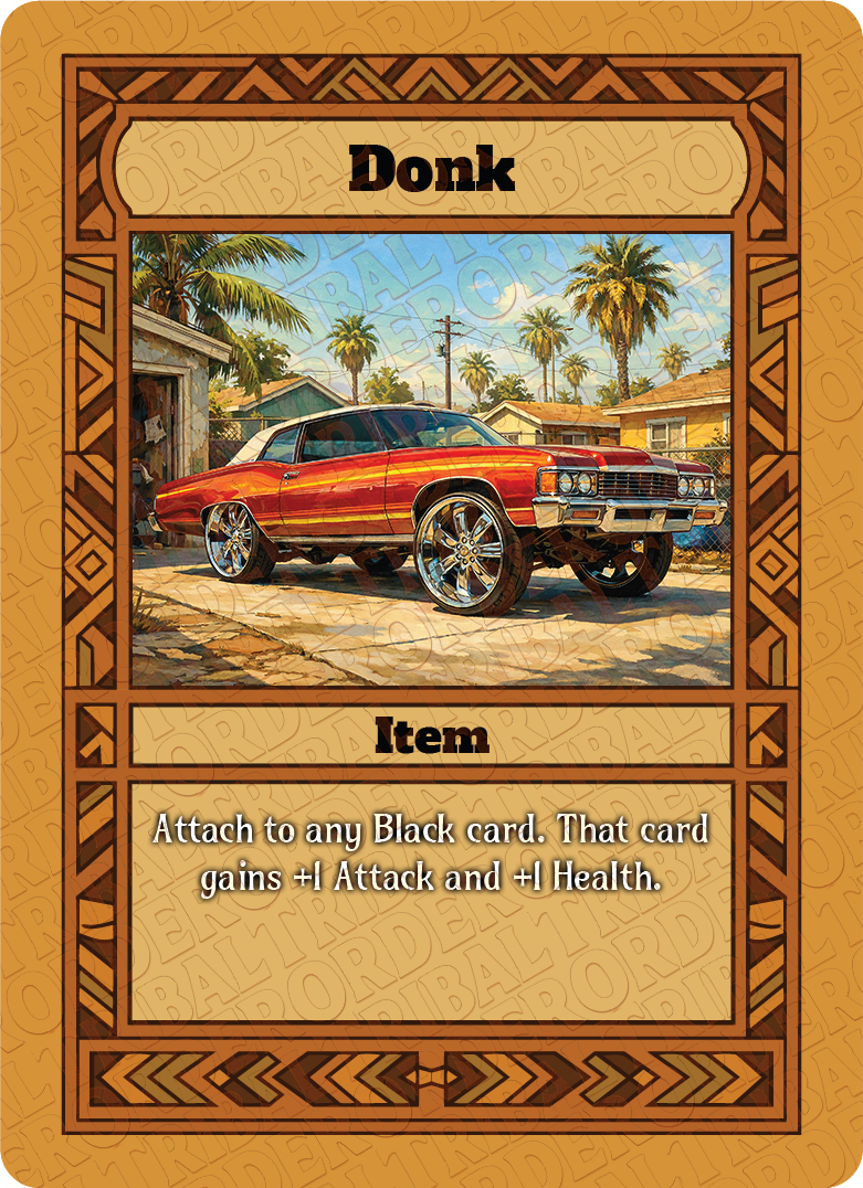 Donk card art