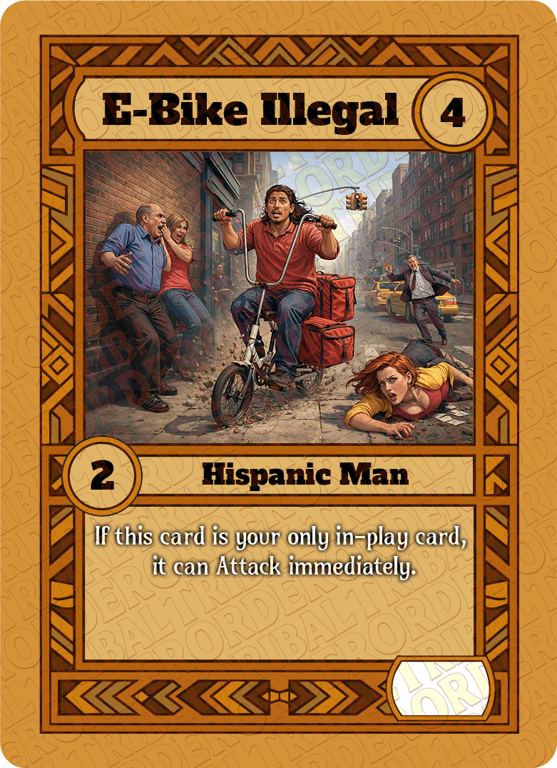 E-Bike Illegal card art
