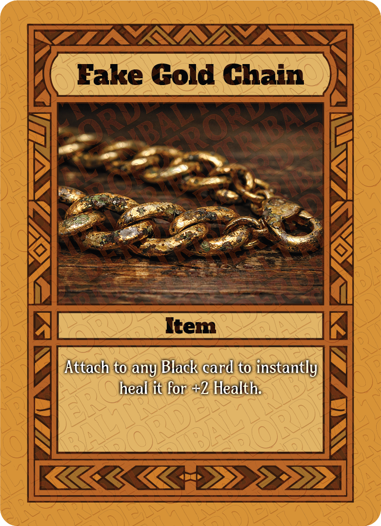 Fake Gold Chain card art