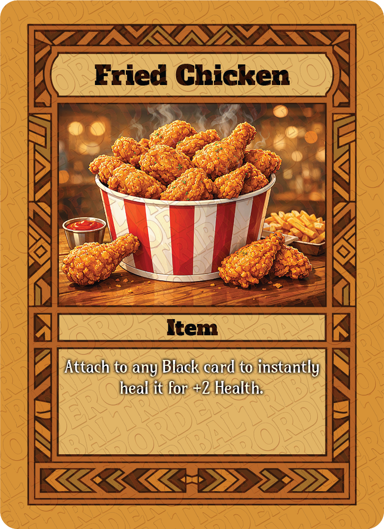 Fried Chicken card art