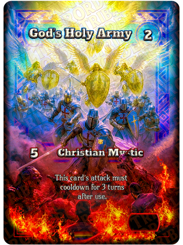 Gods Holy Army card art