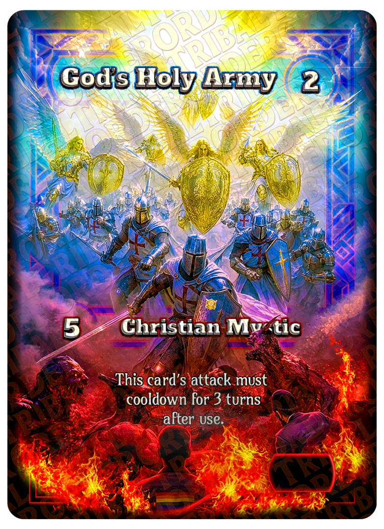 Gods Holy Army card art