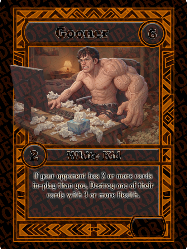Gooner card art