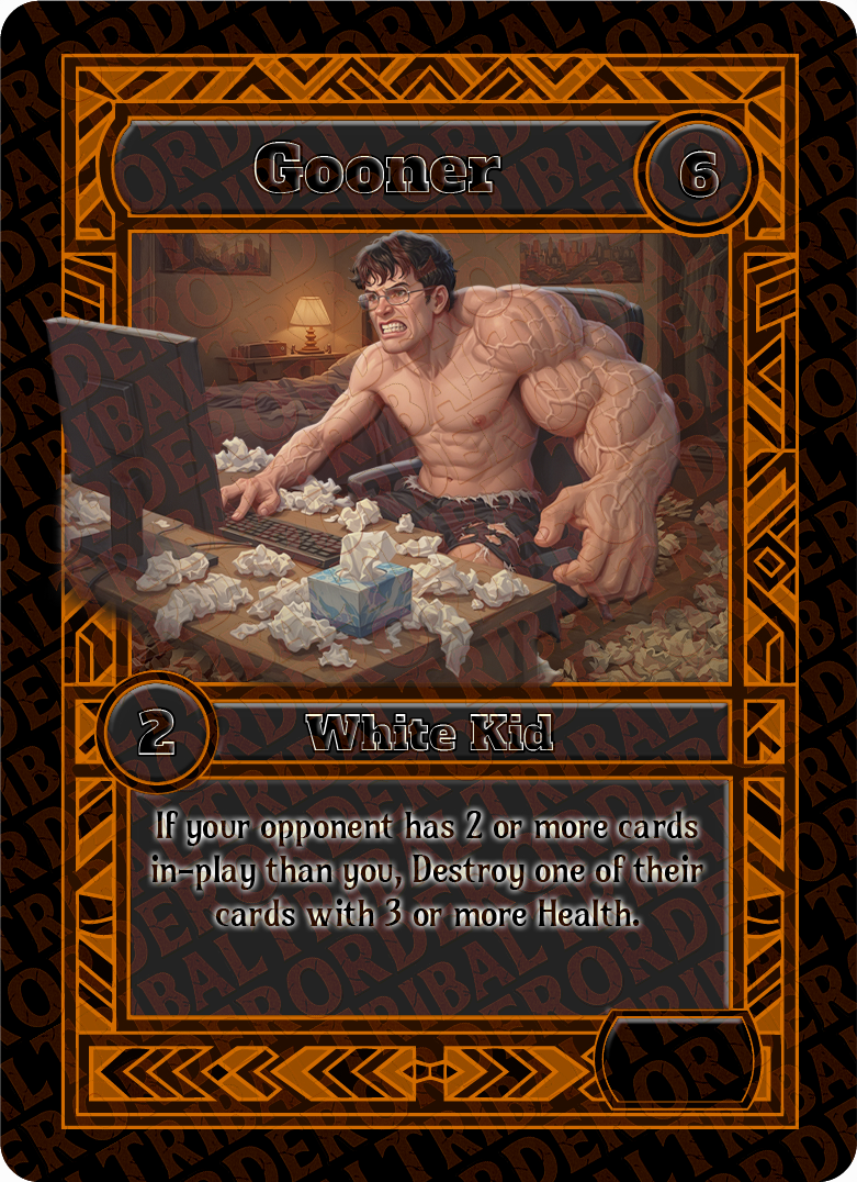 Gooner card art