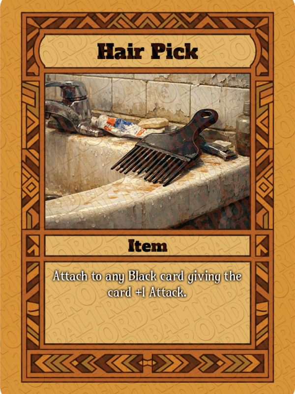 Hair Pick card art