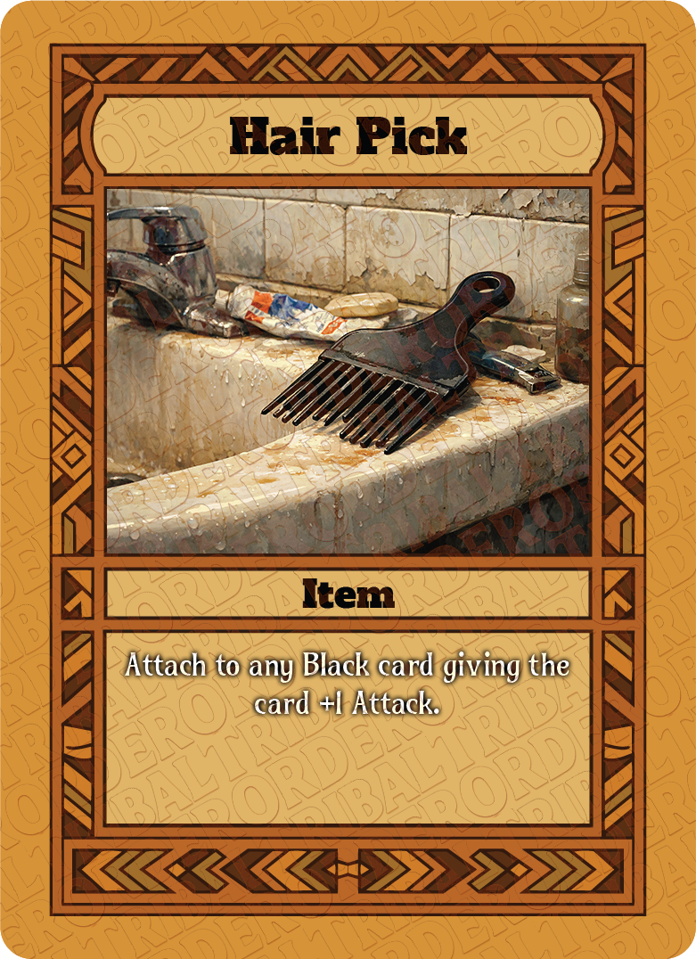 Hair Pick card art