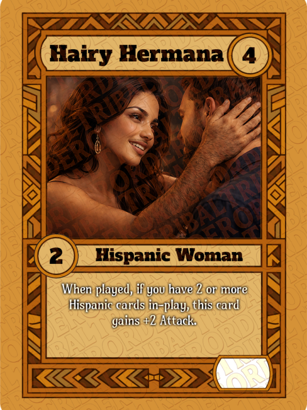 Hairy Hermana card art