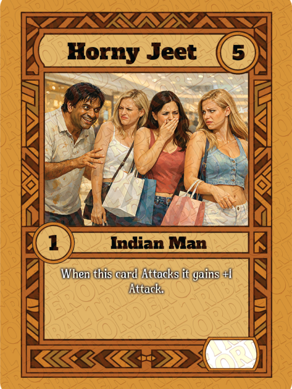 Horny Jeet card art