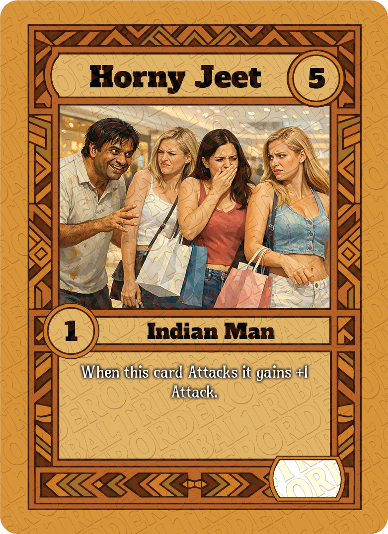 Horny Jeet card art