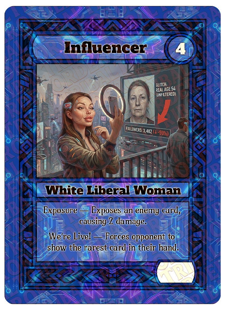 Influencer card art