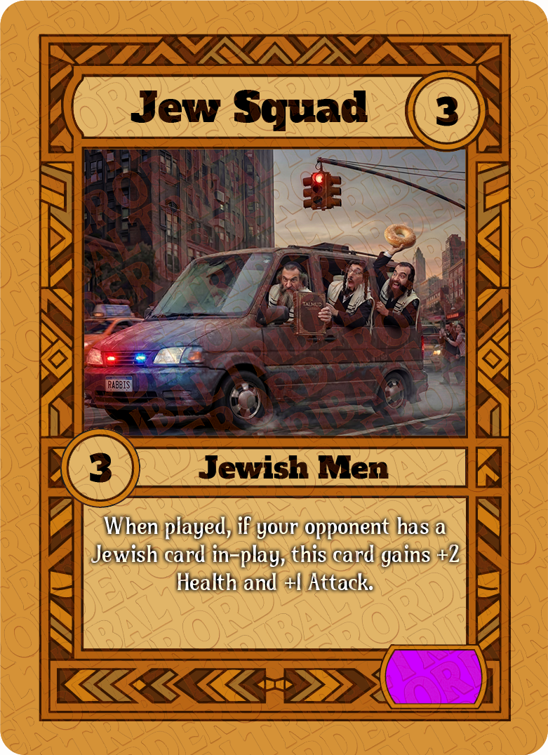 Jew Squad card art
