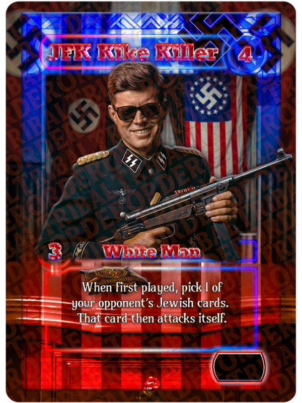 JFK Kike Killer card art