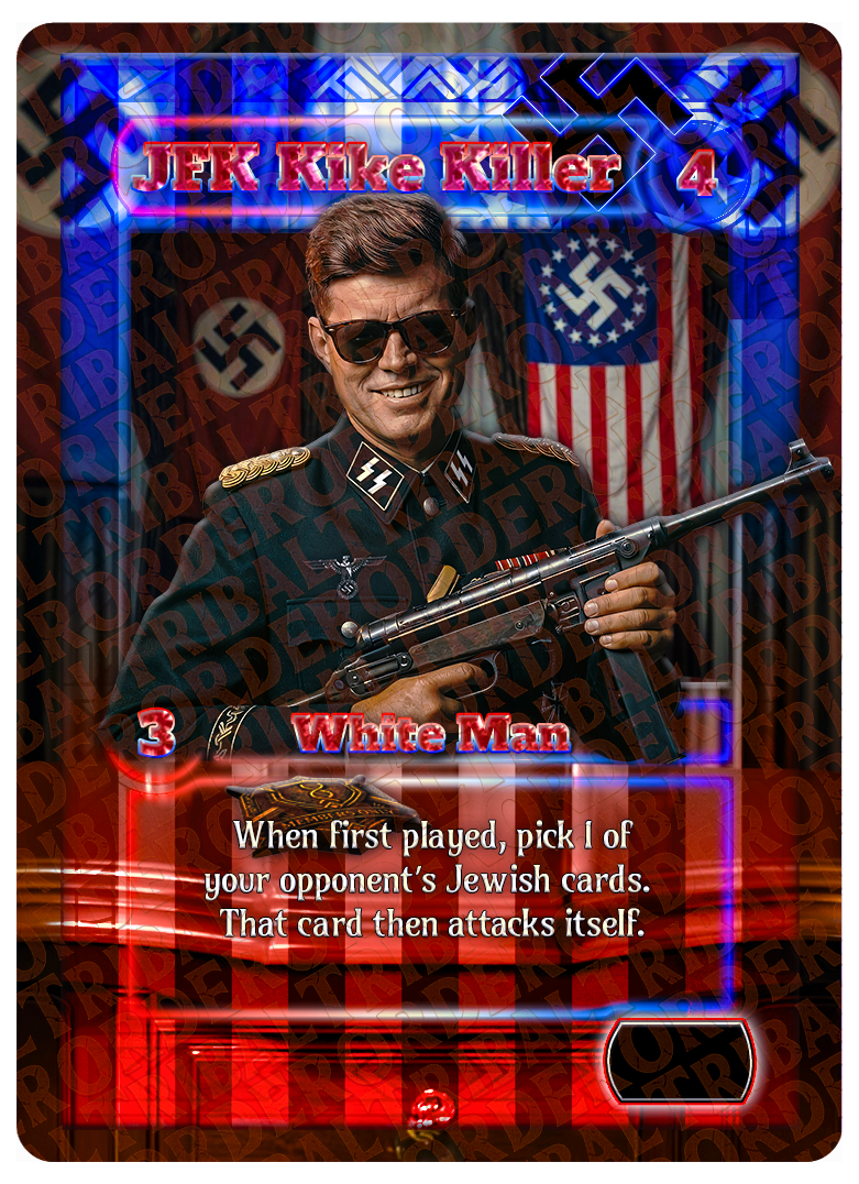 JFK Kike Killer card art