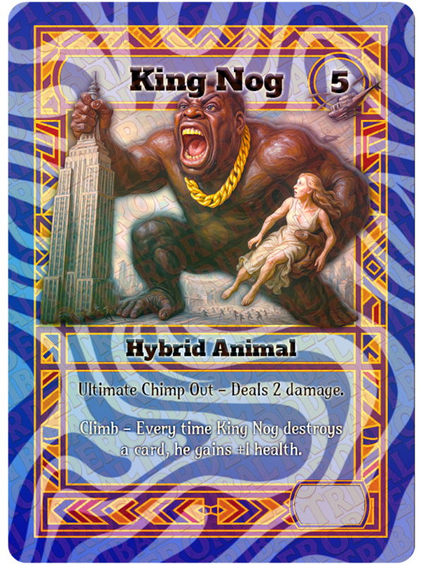 King Nog card art