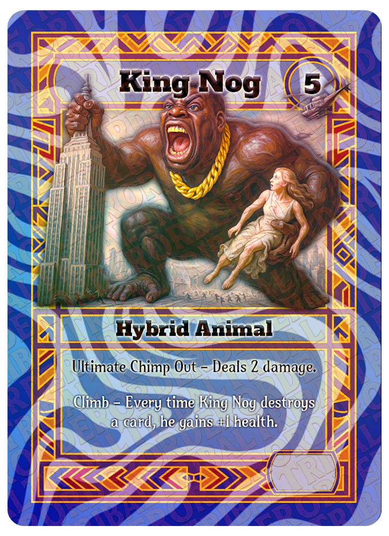 King Nog card art