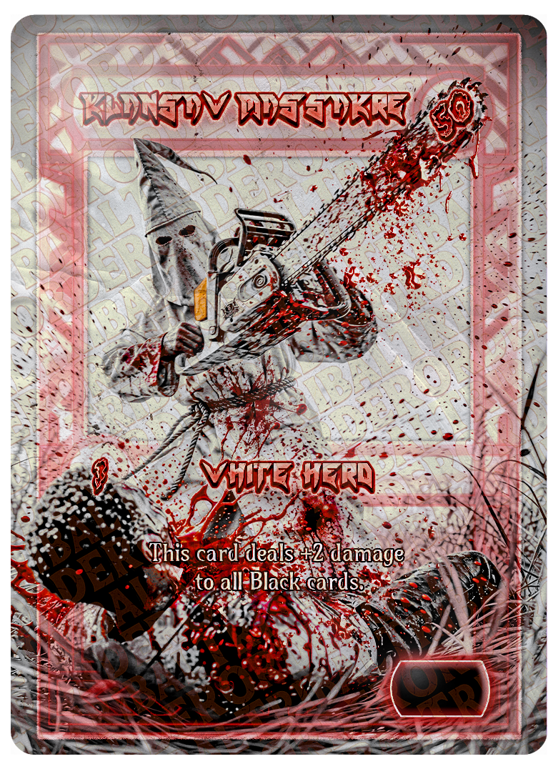 Klansaw Massakre card art