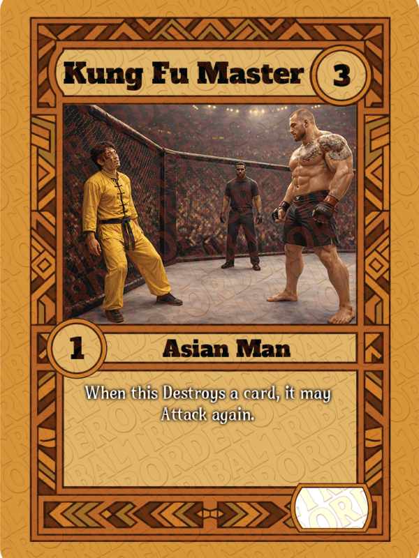 Kung Fu Master card art