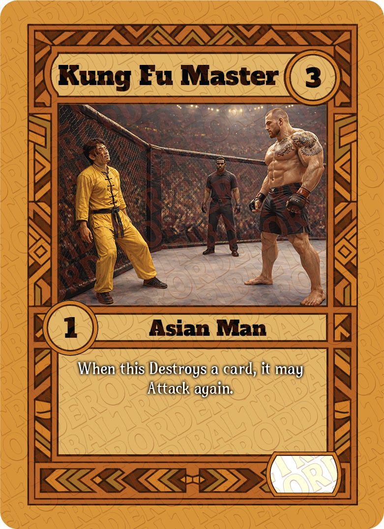 Kung Fu Master card art