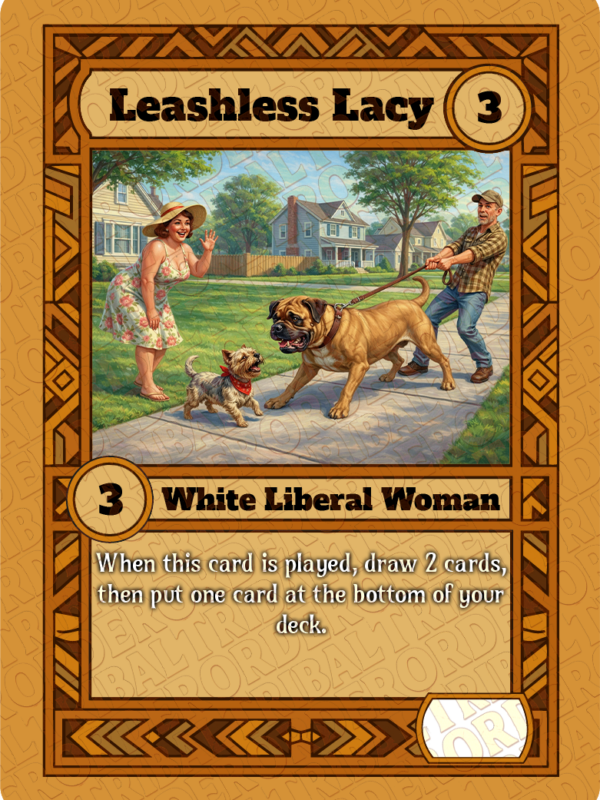 Leashless Lacy card art