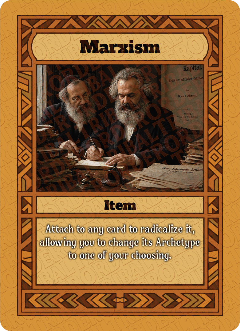 Marxism card art