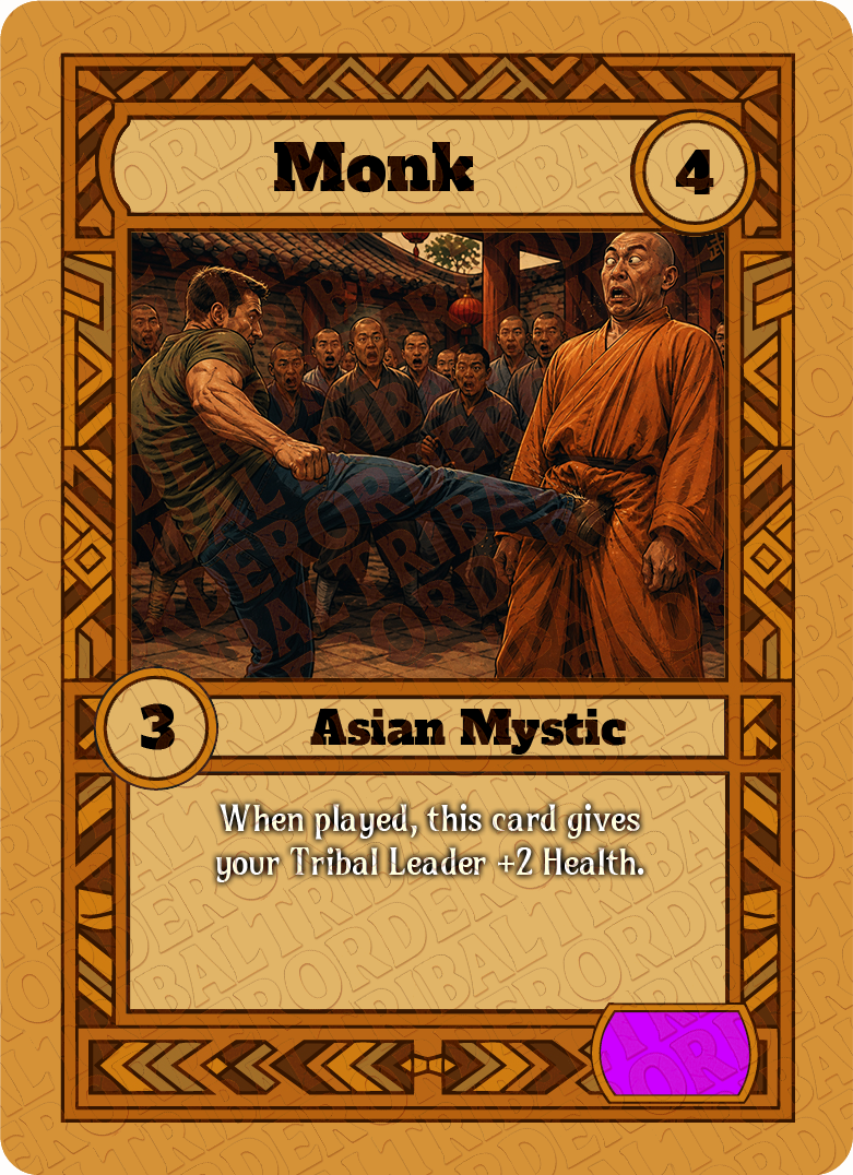 Monk card art