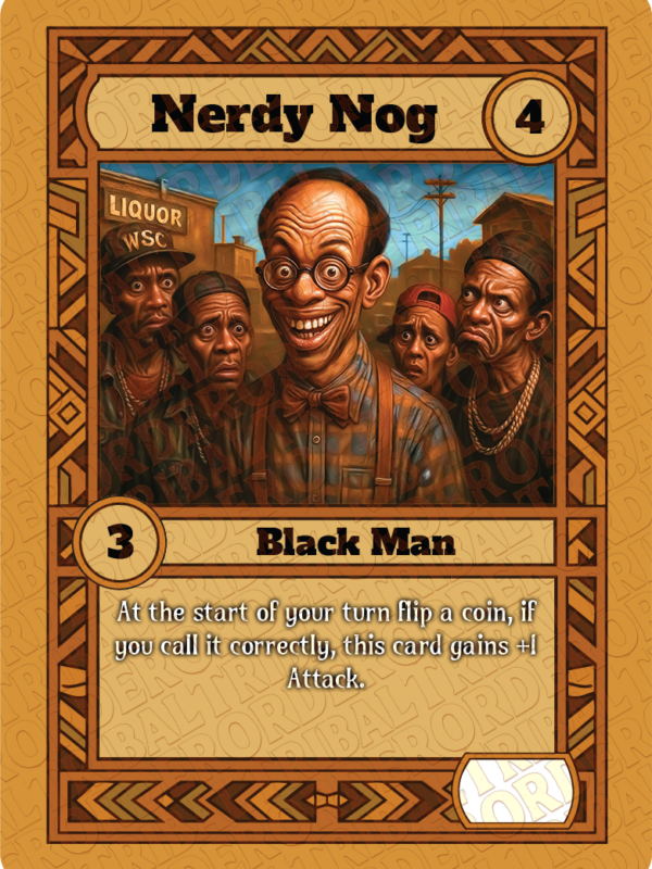 Nerdy Nog card art