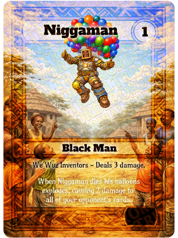 Niggaman card art