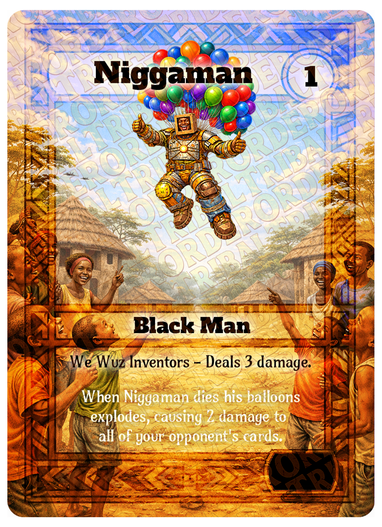 Niggaman card art