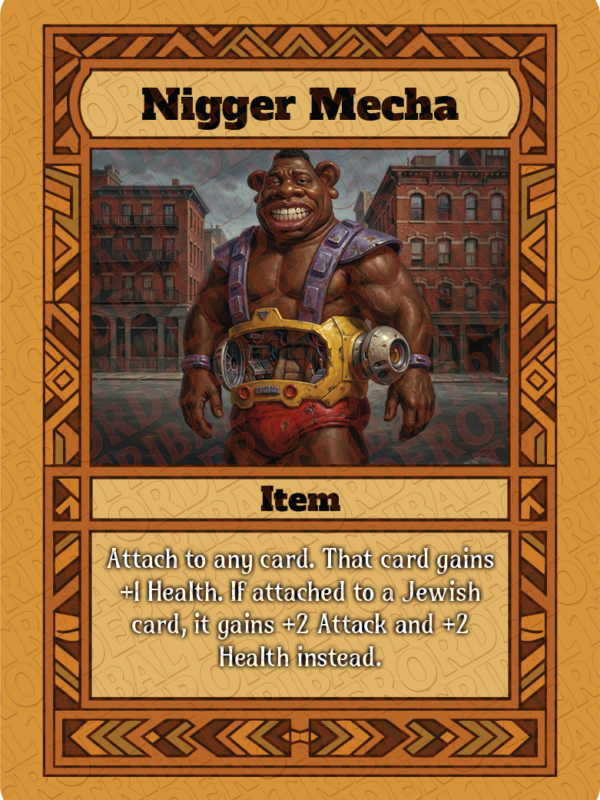 Nigger Mecha card art