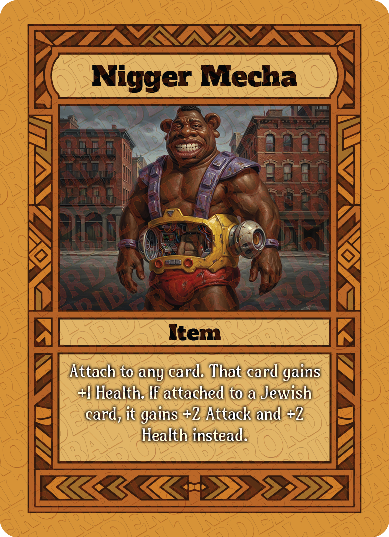 Nigger Mecha card art