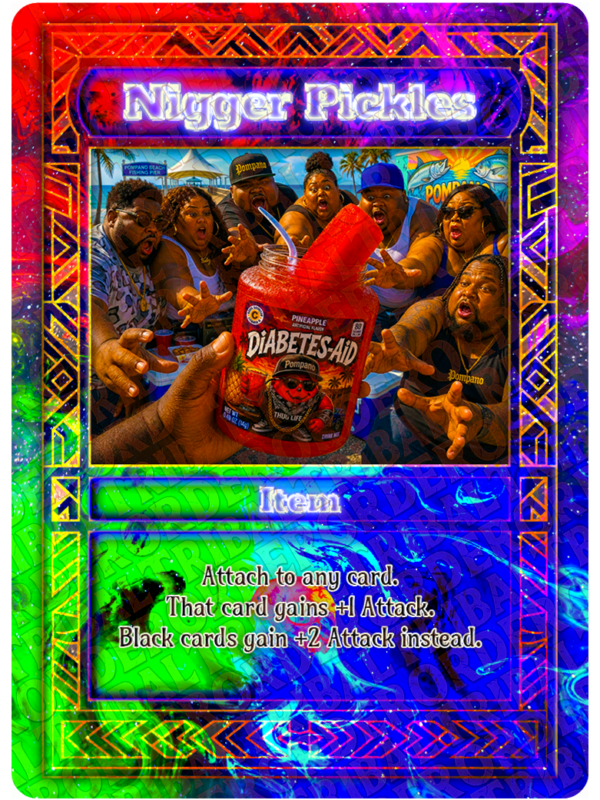 Nigger Pickles card art