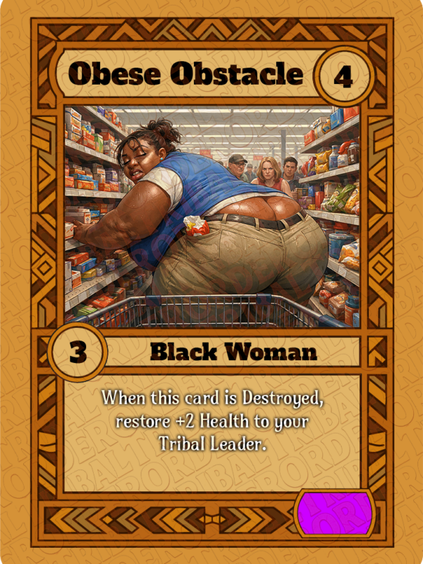 Obese Obstacle card art