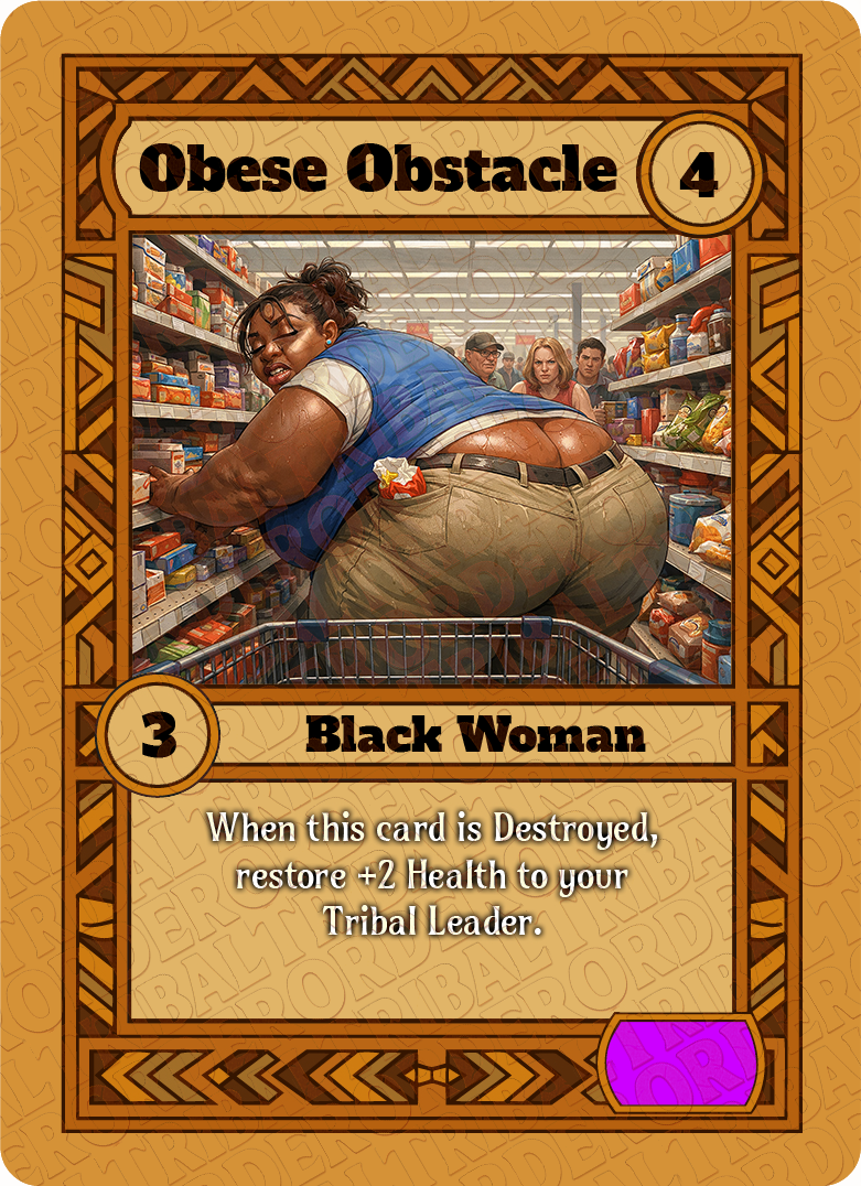 Obese Obstacle card art