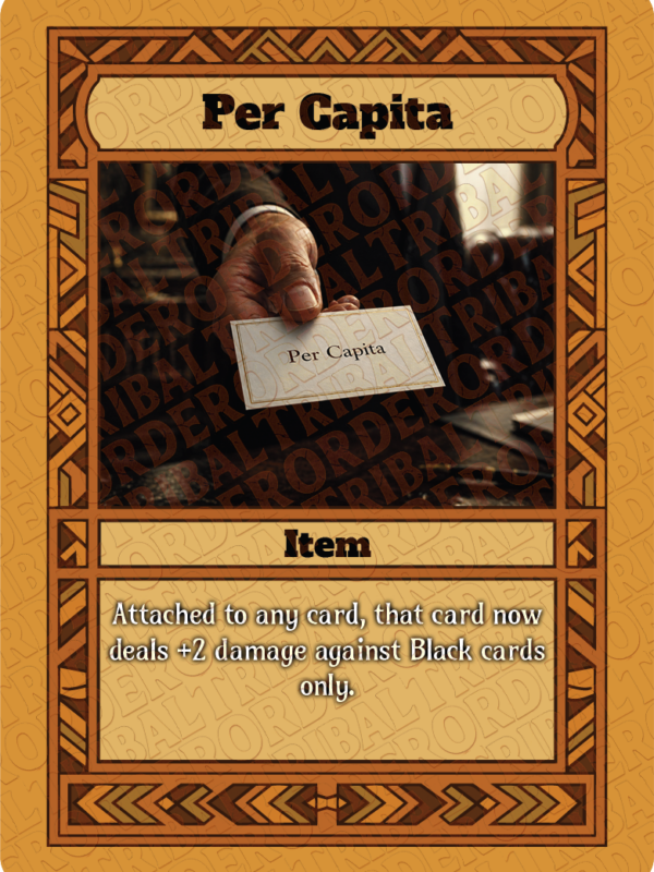Per Capita card art