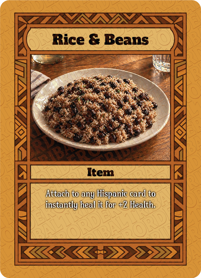 Rice & Beans card art