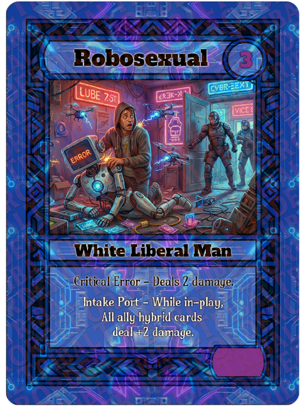 Robosexual card art