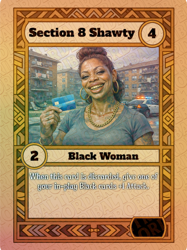Section 8 Shawty card art