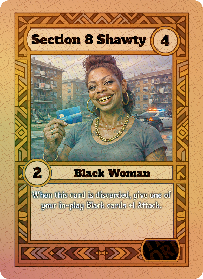 Section 8 Shawty card art