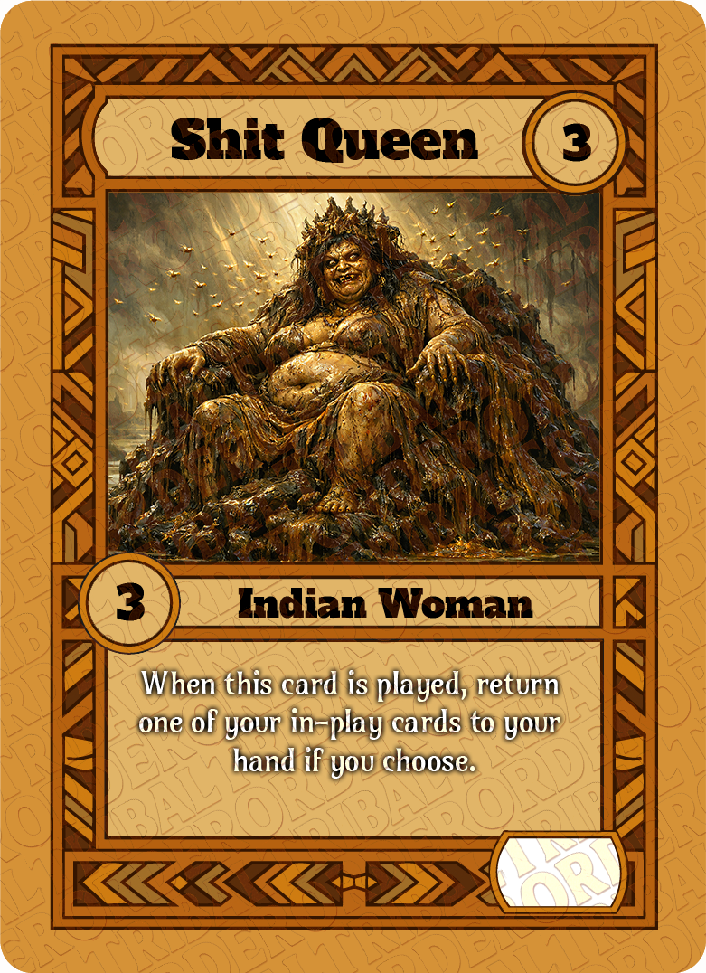 Shit Queen card art