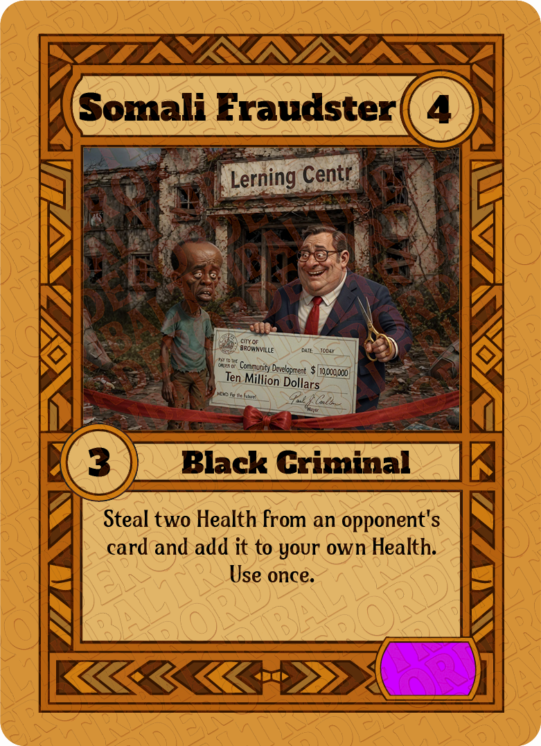 Somali Fraudster card art