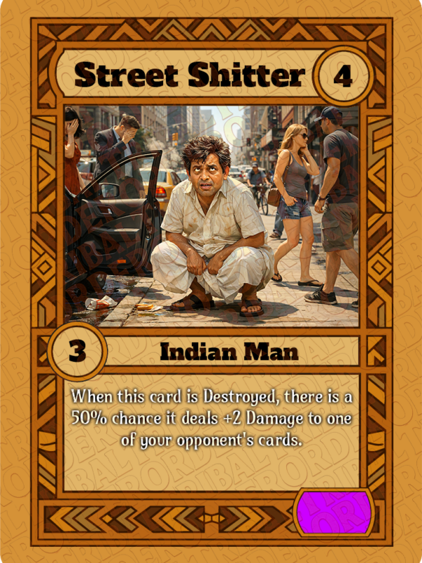 Street Shitter card art