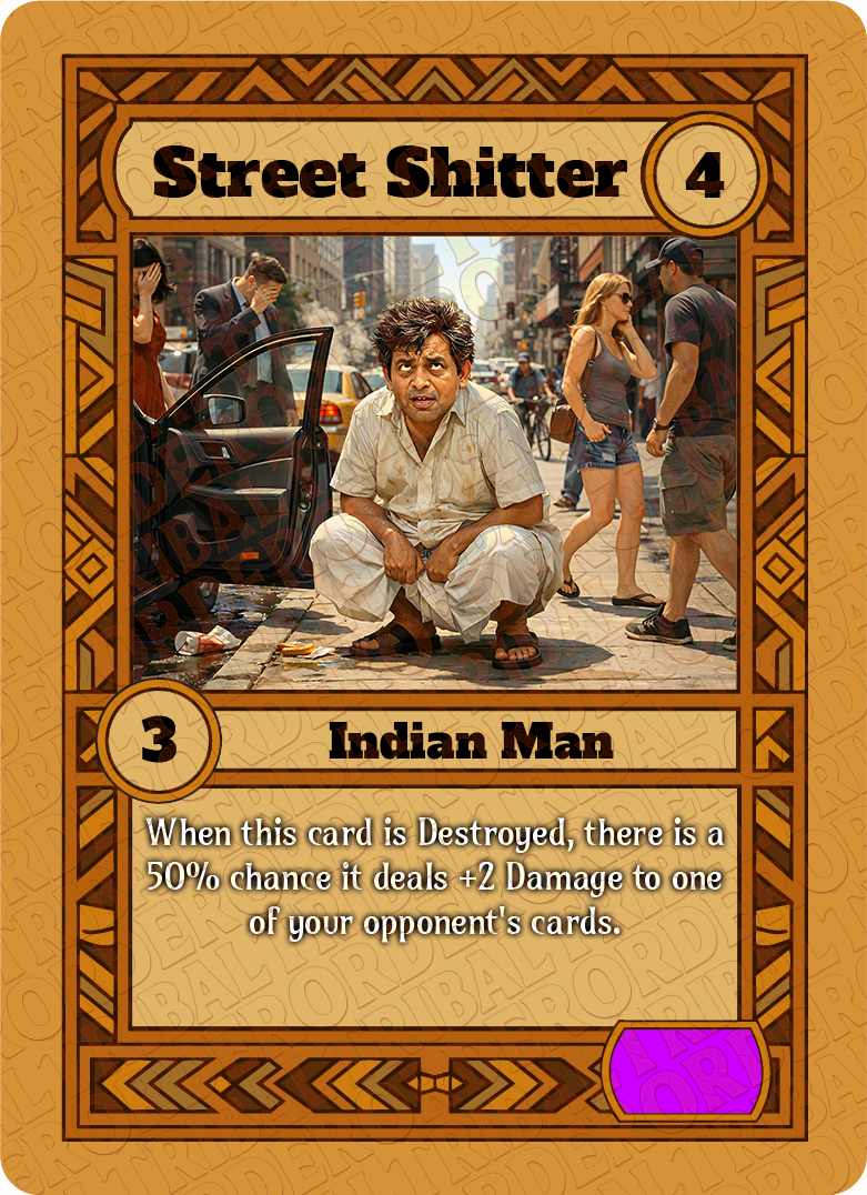 Street Shitter card art