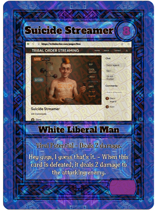 Suicide Streamer card art