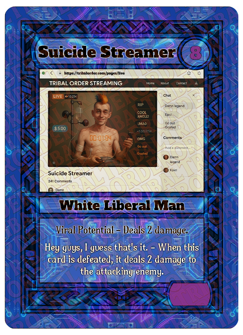 Suicide Streamer card art