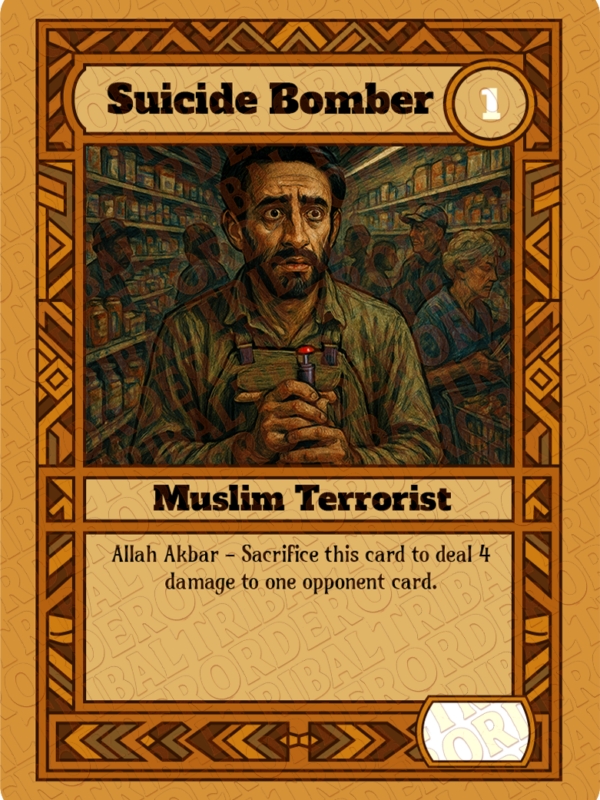 Suicide Bomber card art