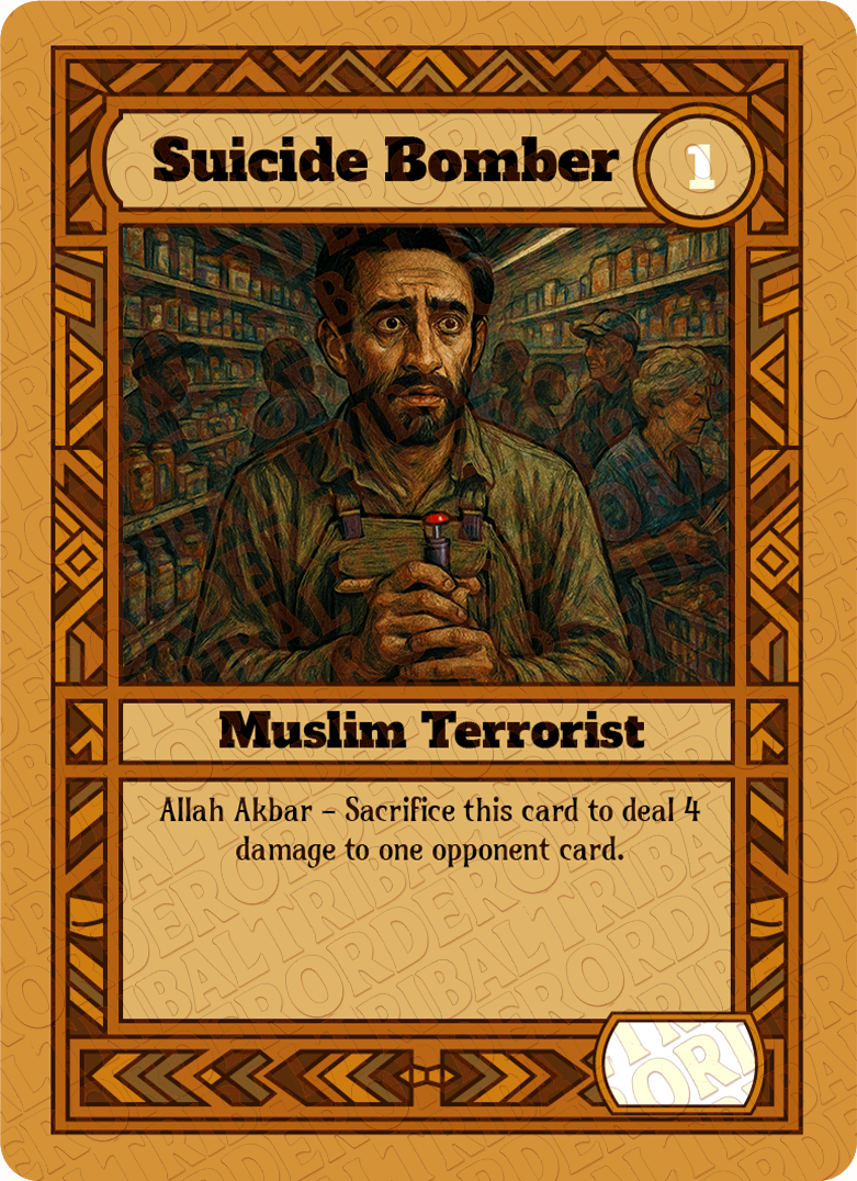 Suicide Bomber card art