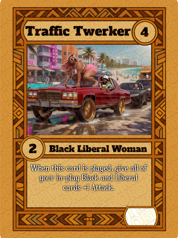 Traffic Twerker card art
