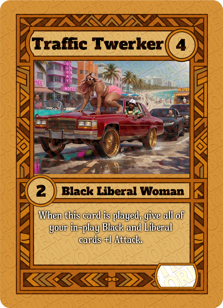 Traffic Twerker card art