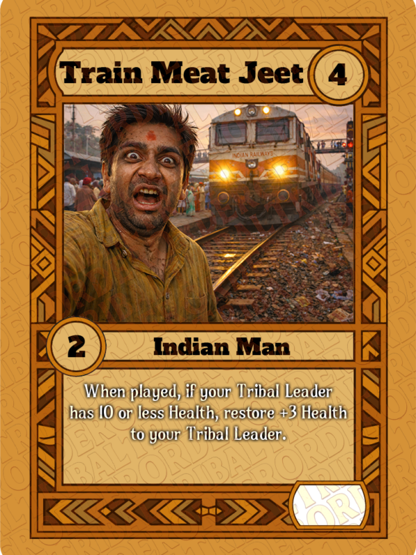 Train Meat Jeet card art